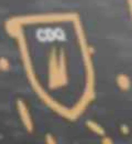 Escudo recortado de la foto, borroso